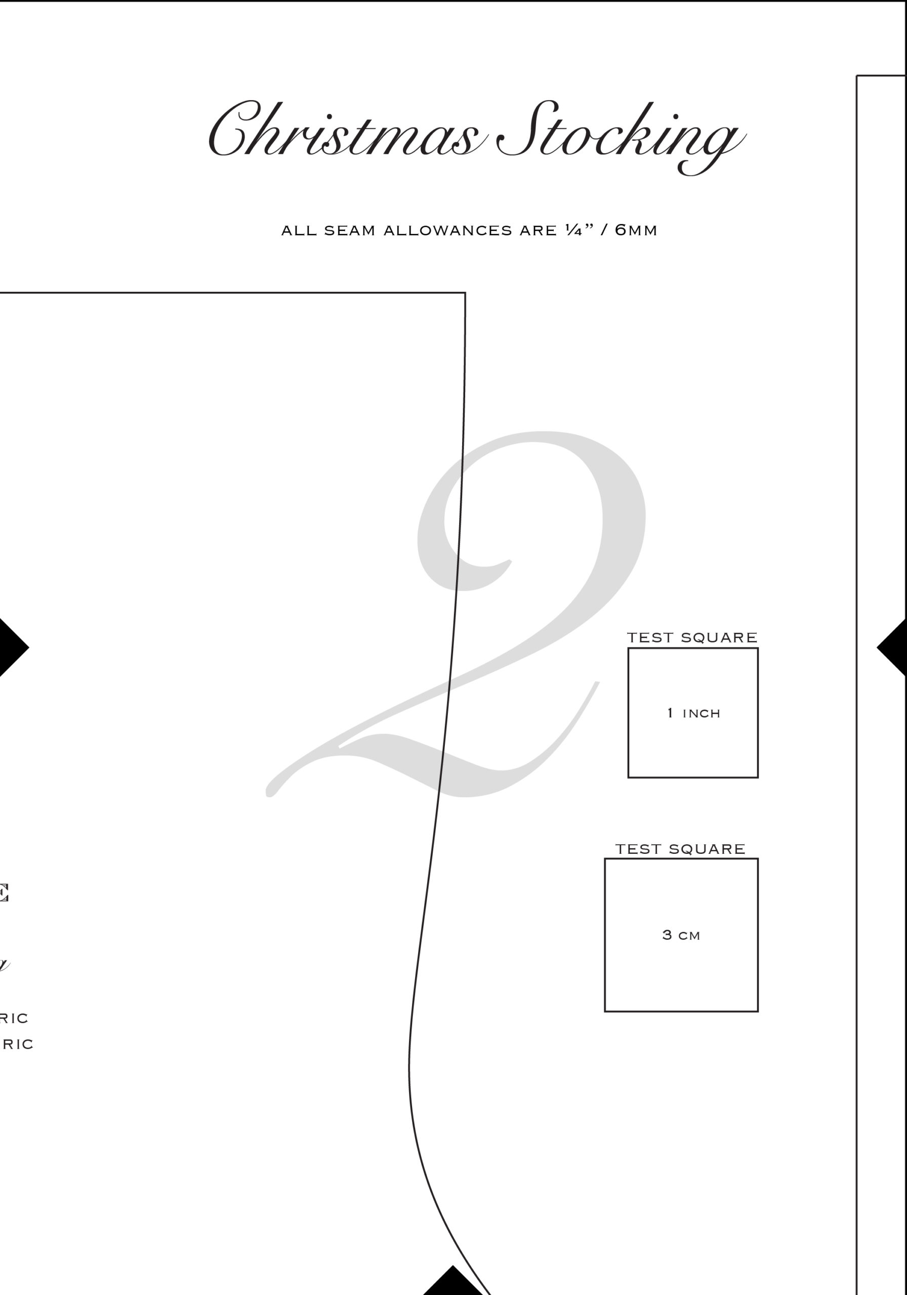 Christmas Stocking PDF Pattern - Image 2