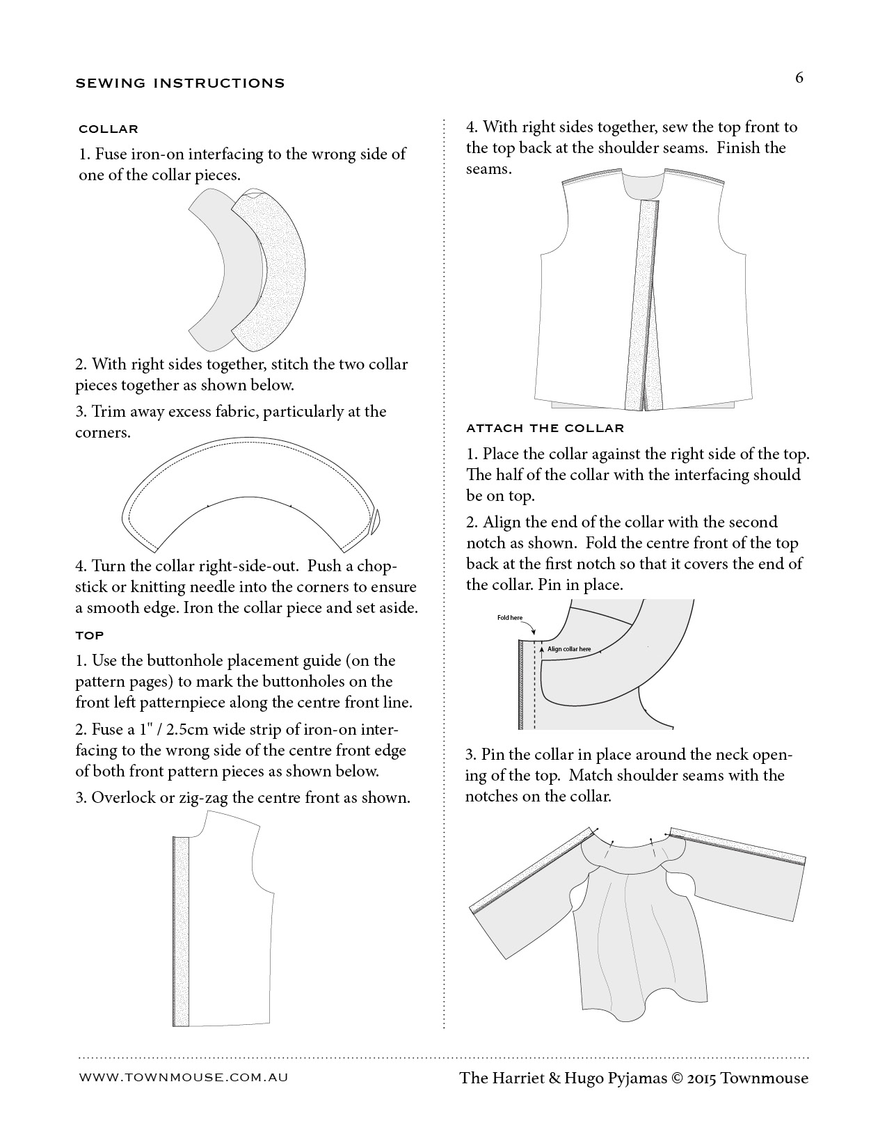 Harriet & Hugo Pyjamas PDF Pattern - Image 7