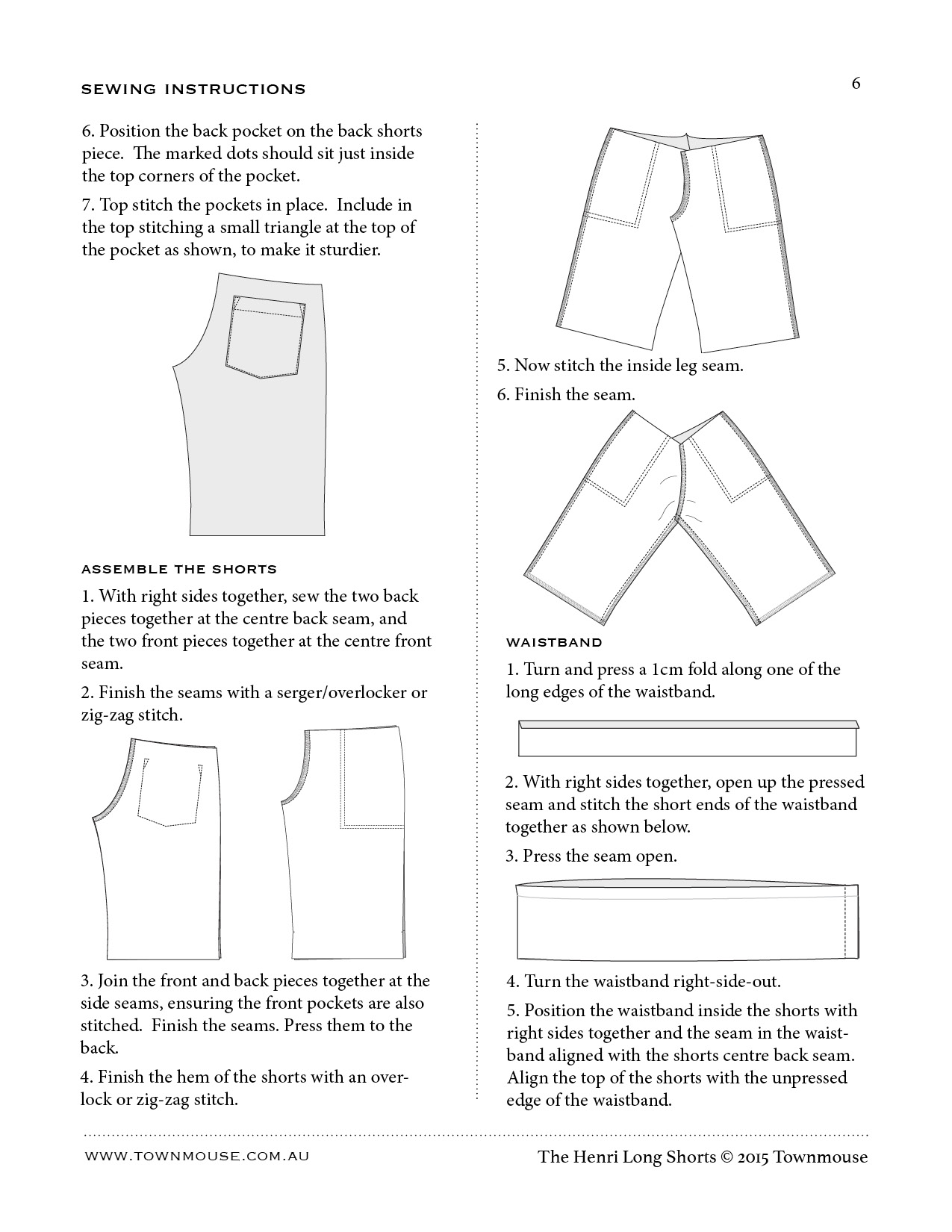 Henri Long Shorts PDF Pattern - Image 6