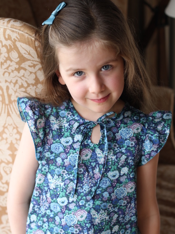 Isabella Flutter Sleeve Top PDF Pattern - Image 2