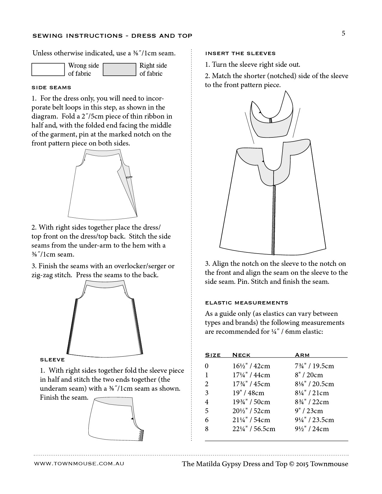 Matilda Gypsy Dress and Top PDF Pattern - Image 9