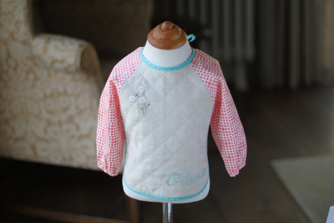 Olivia and Oscar Smock Bib PDF Pattern - Image 2