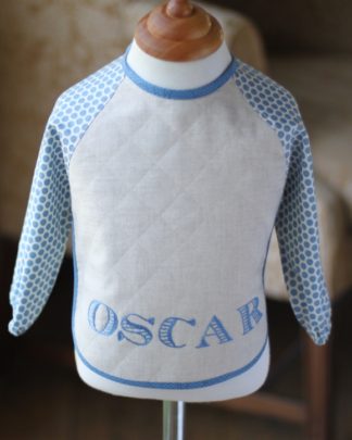 Olivia and Oscar Smock Bib PDF Pattern