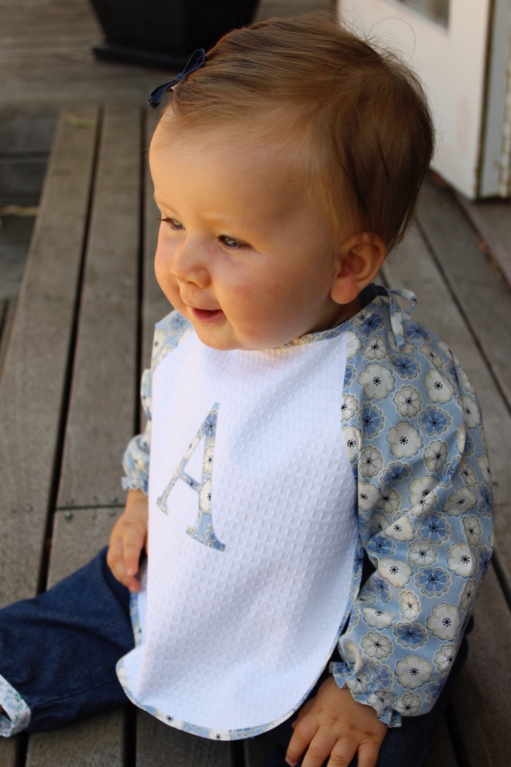 Olivia and Oscar Smock Bib PDF Pattern - Image 3