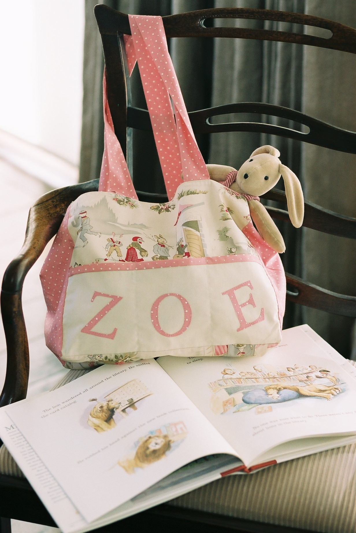 Zoe & Tom Nursery Bag PDF Pattern