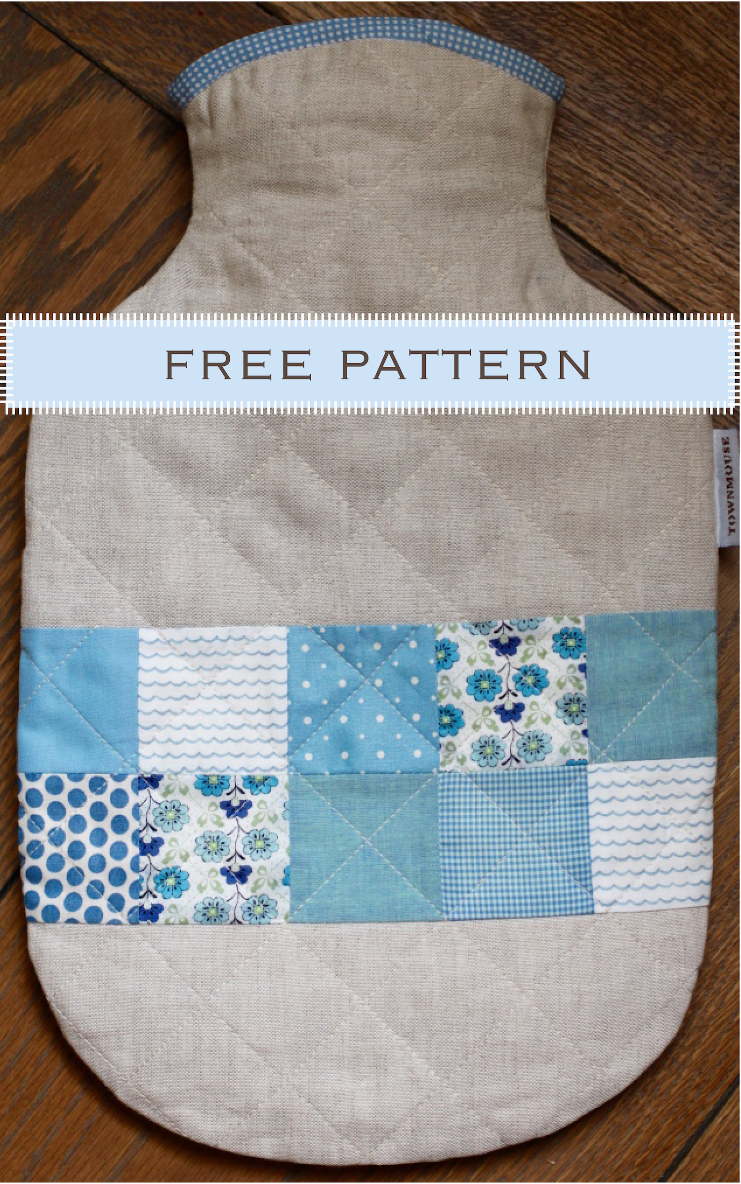 Hot Water Bottle Cover PDF Pattern